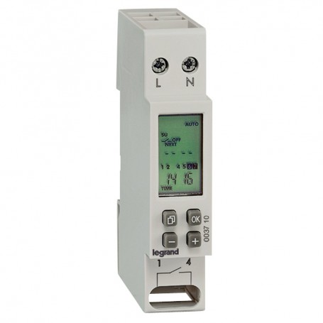 Interruptor Horario Digital Legrand 003710 1 canal 