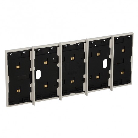 Marco electrificado Living Now para caja de 4+1 modulos Bticino KW8104P1 para instalaciones MyHOME