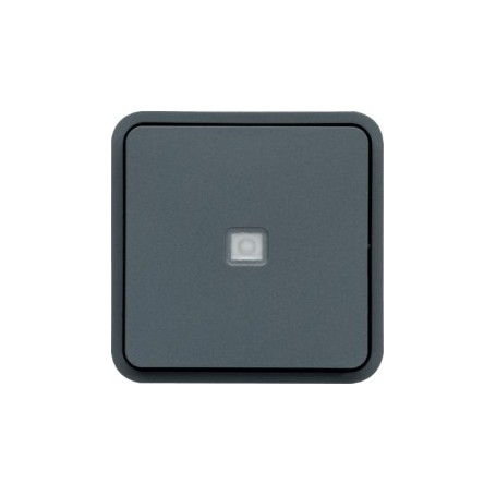 Pulsador luminoso Componible estanco HAGER Cubyko WNA021 IP55