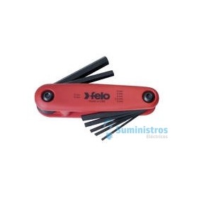 JGO.LLAVE ALLEN PLEG.PUNTA RTA.2-8mm(7u)