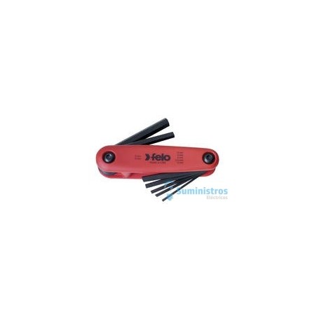 JGO.LLAVE ALLEN PLEG.PUNTA RTA.2-8mm(7u)