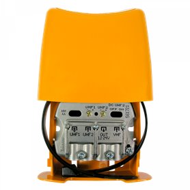 Amplificador de mastil 3 entradas: UHF-UHF-VHFmix Televes 561721 Nanokom (LTE700,2er Dividendo digital)