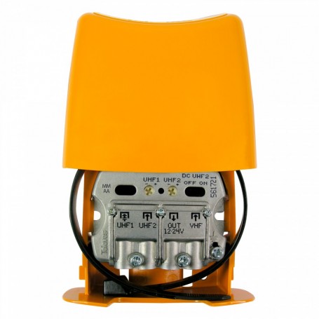 Amplificador de mastil 3 entradas: UHF-UHF-VHFmix Televes 561721 Nanokom (LTE700,2er Dividendo digital)