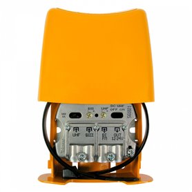 Amplificador de mastil 3 entradas: BIII-UHF-FMmix Televes 561821 Nanokom (LTE700,2er Dividendo digital)