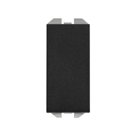 Conmutador estrecho Simon 20001201-098 Simon 270 Negro mate 1 modulo