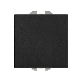 Interruptor ancho Simon 20000101-098 Simon 270 Negro Mate 2 modulos