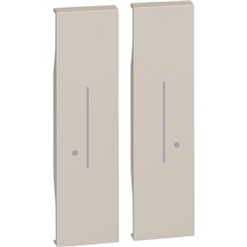 Tecla doble Bticino KM36M2 serie Living Now with Netatmo color Sand