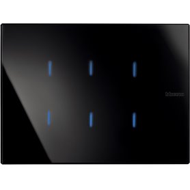 Comando tactil 6 funciones Bticino Axolute HS4657M3 para instalaciones MyHOME_UP Nighter