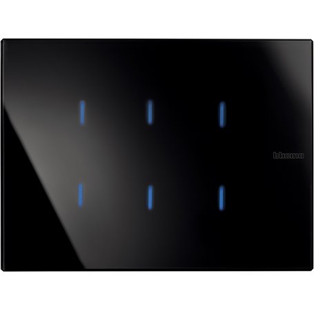 Comando tactil 6 funciones Bticino Axolute HS4657M3 para instalaciones MyHOME_UP Nighter