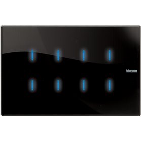 Comando tactil 8 funciones Bticino Axolute HS4657M4 para instalaciones MyHOME_UP Nighter