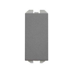 Conmutador cruzamiento estrecho Simon 20001251-096 Simon 270 Titanio 1 modulo