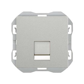 Tapa con 1 conector RJ45 Cat6 Simon 20000187-093 Simon 270 Aluminio 2 modulos