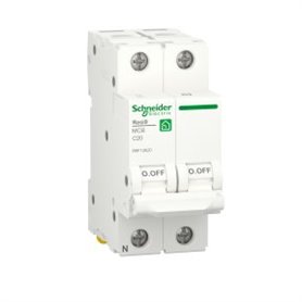 Interruptor magnetotermico para vivienda Schneider Electric R9F12620 1p+N 20A 
