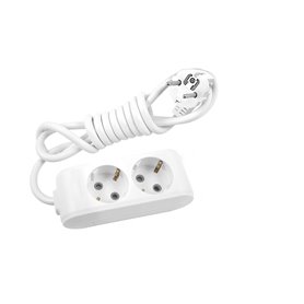 Base multiple X-tendia 2 tomas 2P+TT 16A Panasonic Viko WLTB0421-2WH Blanco