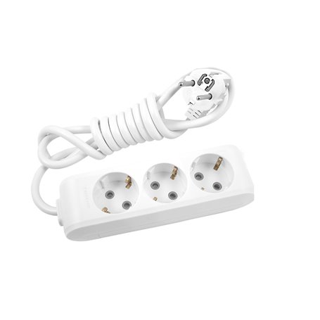 Base multiple X-tendia 3 tomas 2P+TT 16A Panasonic Viko WLTB0431-2WH Blanco