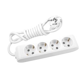 Base multiple X-tendia 4 tomas 2P+TT 16A Panasonic Viko WLTB0441-2WH Blanco