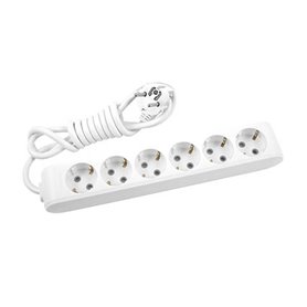Base multiple X-tendia 6 tomas 2P+TT 16A Panasonic Viko WLTB0461-2WH Blanco