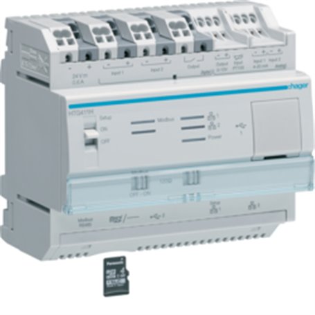 Servidor de motorizacion de Energia Hager Agardio manager HTG411H