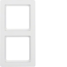 Marco 2 elementos Berker By Hager Q1 10126089 Blanco Mate