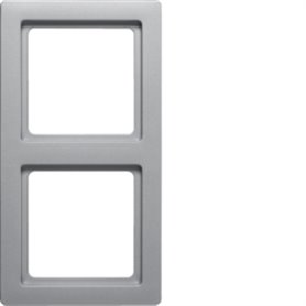 Marco 2 elementos Berker By Hager Q1 10126084 Aluminio