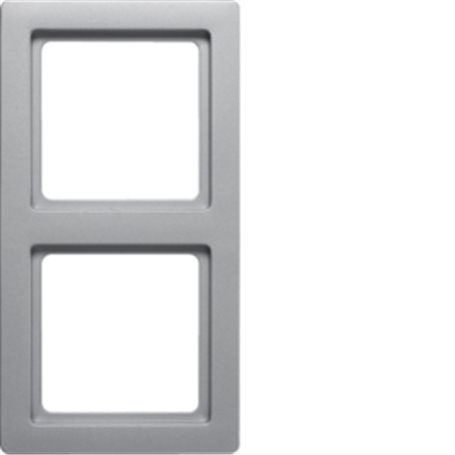Marco 2 elementos Berker By Hager Q1 10126084 Aluminio