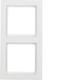 Marco 2 elementos Berker By Hager Q3 10126099 Blanco Mate