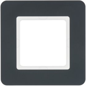 Marco 1 elemento Hager By Berker Q7 10116186 Antracita
