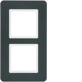 Marco 2 elementos Hager By Berker Q7 10126186 Antracita