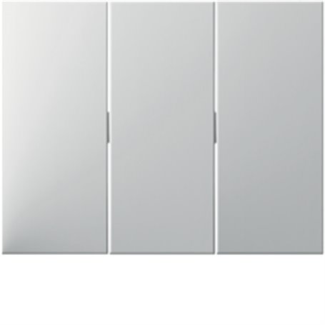 Tecla triple Hager by Berker 14657009 Blanco Brillo