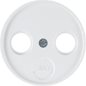 Tapa para toma de TV Berker by Hager 12032089 Blanco Brillo
