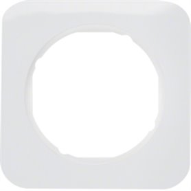 Marco 1 elemento Berker By Hager 10112189 serie R1 Blanco Brillo