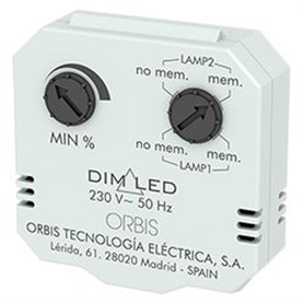 Regulador para lamparas LED 3-4 hilos ORBIS DIM LED OB200009