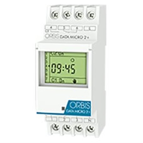 Interruptor Horario digital ORBIS DATA MICRO OB171912N 2 Conmutados
