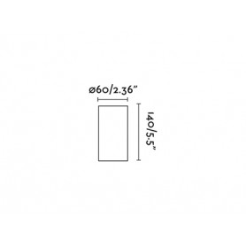 Lampara Aplique Faro Barcelona TEN-140 62170 Blanco mate