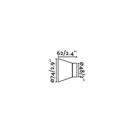 Lampara Aplique Ceramica Faro Barcelona Kera 62300 Blanco Brillo