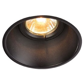 Empotrable redondo de techo SLV HORN 113140 Negro