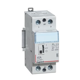 Contactor 2P 40A 2NA 230V 2 módulo Legrand CX3 412545