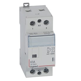 Contactor 2P 63A 2NA 230V  2 módulo Legrand CX3 412527