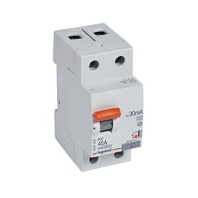 Interruptor Diferencial Superinmunizado Legrand 402060  RX3 para vivienda 2 polos 40 A 30ma