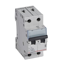 Interruptor Automatico TX3 1P+N 20A  Legrand 403587