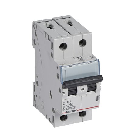 Interruptor Automatico TX3 2 Polos 10A  Legrand 403605