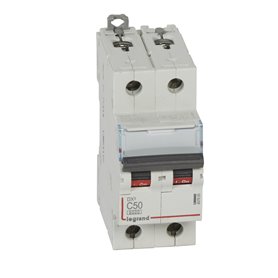 Interruptor Automatico DX3 2 Polos 50A Legrand 407805