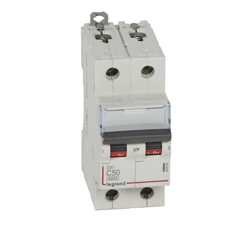 Interruptor Automatico DX3 2 Polos 50A Legrand 407805