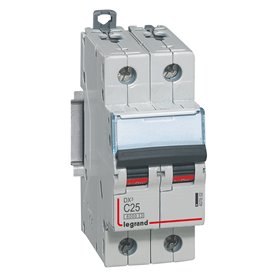 Interruptor Automatico DX3 2 Polos 25A Legrand 407802