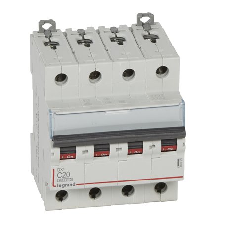 Interruptor Automatico DX3 4 Polos 20A Legrand 407929
