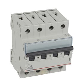 Interruptor Automatico TX3 4 Polos 20A Legrand 403627