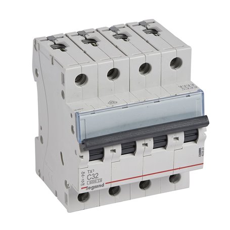Interruptor Automatico TX3 4 Polos 32A Legrand 403629