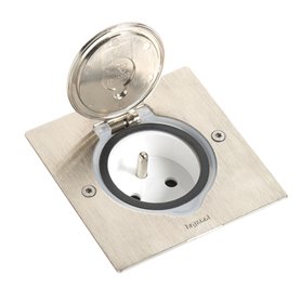 Caja de empotrar en suelo Legrand 089700 Mosaic 2 modulos Inox