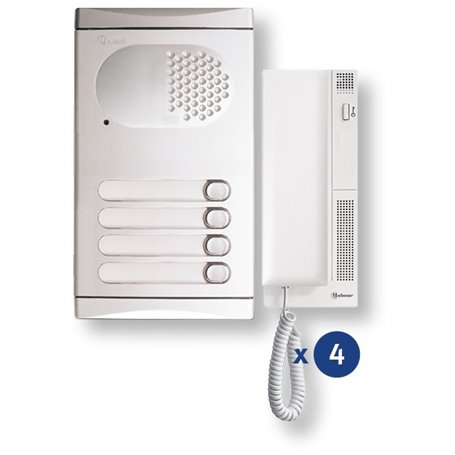Kit portero electronico 4 lineas Golmar 4140/AL
