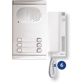Kit portero electronico 6 lineas Golmar 4260/AL
